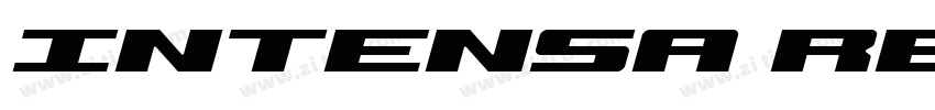 Intensa RegularExpan字体转换